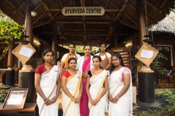 Ayurveda-Kur im Somatheeram Ayurveda Resort in Südindien